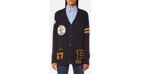 ralph lauren women varsity inspired caradigns